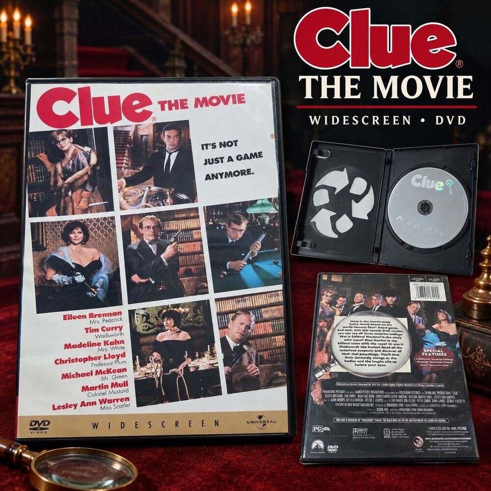 Clue The Movie DVD 2000 Widescreen Tim Curry Madeline Kahn Paramount